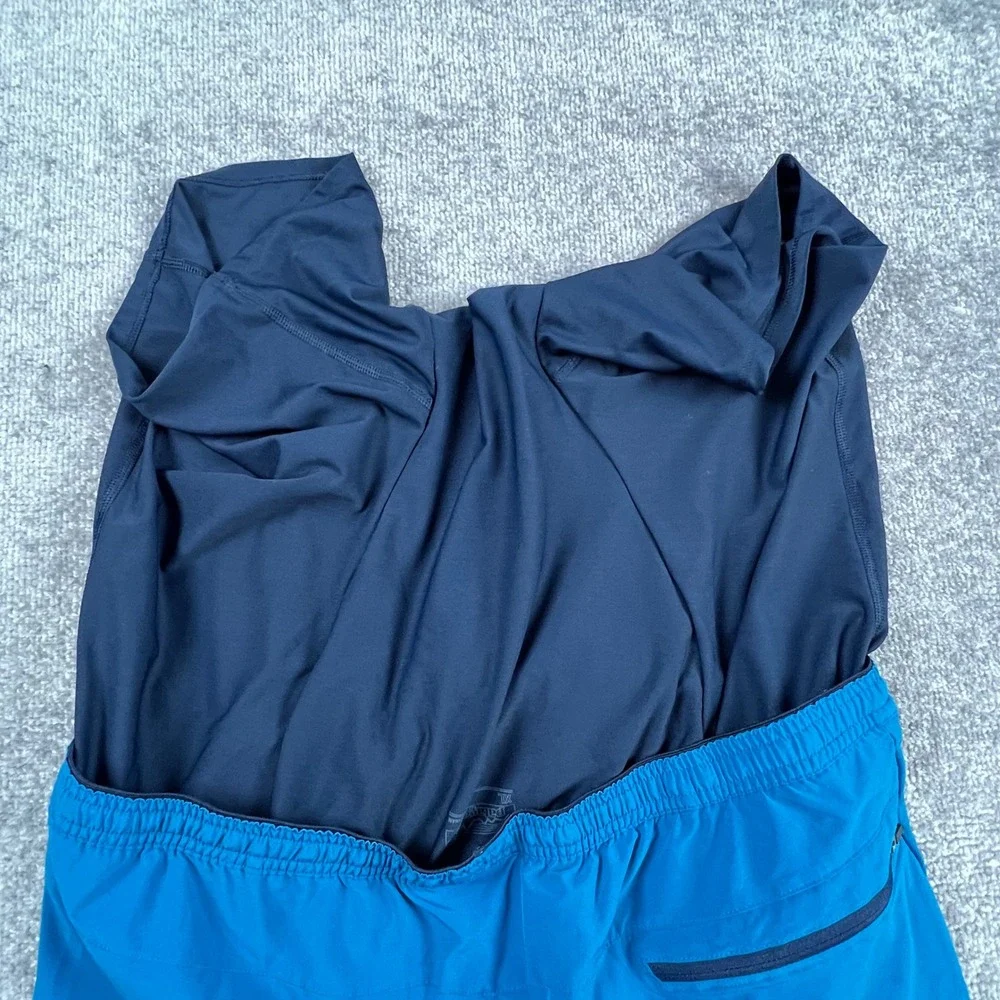 Patagonia Mens Nine Trails Shorts XL Underwater Blue 57600 Running Hiking Camp